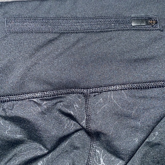 ADIDAS Climalite Floral Outline Black Leggings - Picture 7 of 9